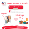 Braderie de rentrée du Secours populaire