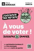 L'exposition des projets du budget participatif