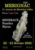 Affiche du 8e Salon Minéraux Fossiles Bijoux de Mérignac