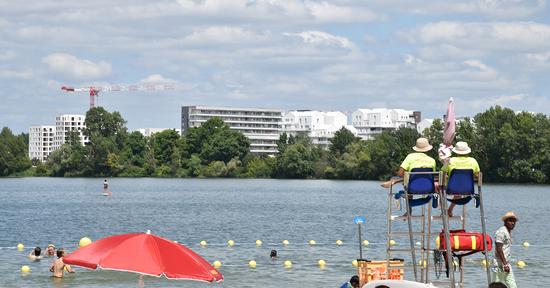 La plage du lac