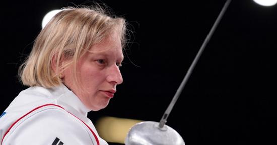 Cécile Demaude est en quête d'une médaille à Paris.