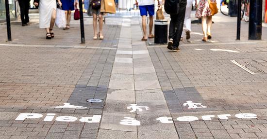 Les rues Porte Dijeaux et Sainte-Catherine font l'objet d'une campagne test de sensibilisation.