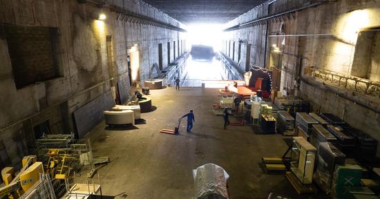 La Ressourcerie est installée dans deux alcôves de la base sous-marine.