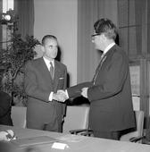 Signature de l'accord de jumelage à Munich en 1964